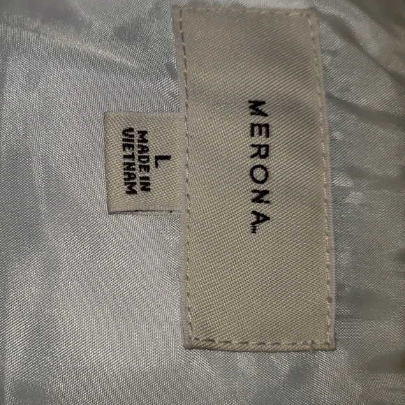 Merona | White Puff Vest - Picture 9 of 9